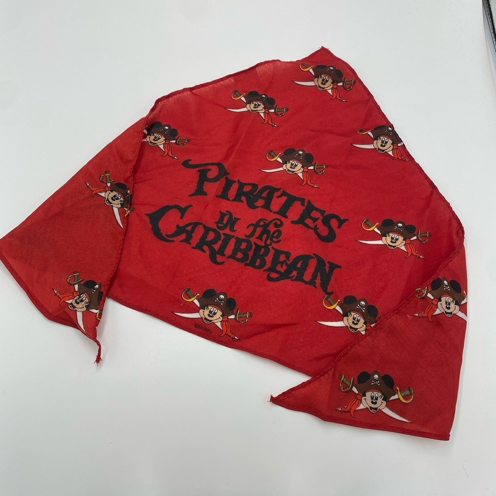 Disney Cruise Line Mickey Mouse Pirates of the Caribbean Bandana- Read‎